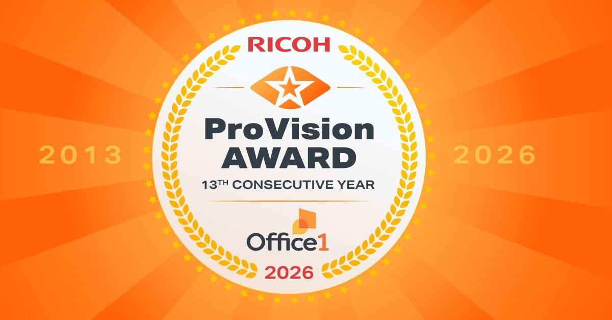 Office1 Wins Ricoh ProVision 2026 for 13th Consecutive Year
